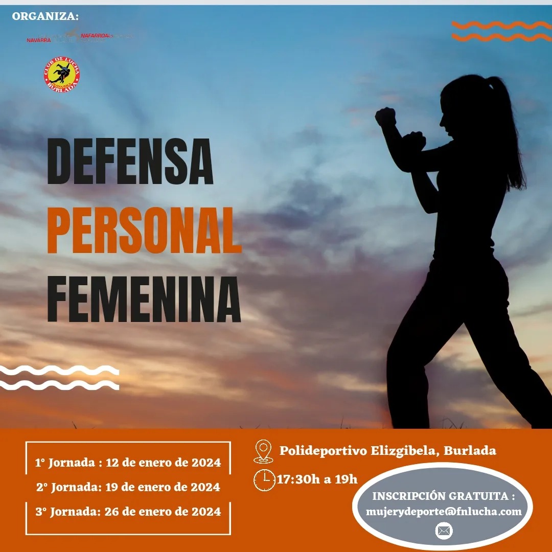 Jornadas de defensa personal femenina (enero 2024). &iexcl;Ap&uacute;ntate!